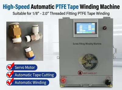 Automaattinen PTFE-teipin käärekone 220V 750W WPM-1308 Thumb