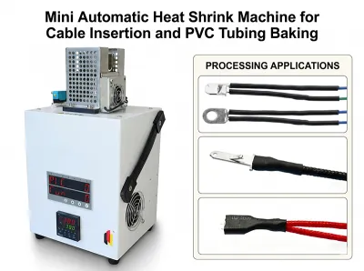 Mini automaattinen lämpökutistuskone kaapelin asennukseen ja PVC-putken paistamiseen JW-HST-05B Thumb