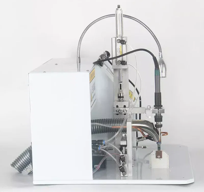 Monitoiminen jalka-mikrokytkinliitinjuotoskone, tina-piirilevy/led/robottihitsauskone, USB-tyyppinen Mirco-liitinjuotoskone