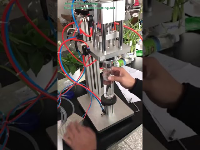 Puoliautomaattinen pneumaattinen hajuvesipullon sulkukone