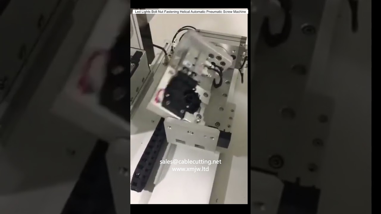 Led Lights Bolt Nut Fastening Helical Automatic Pneumatic Screw Machine