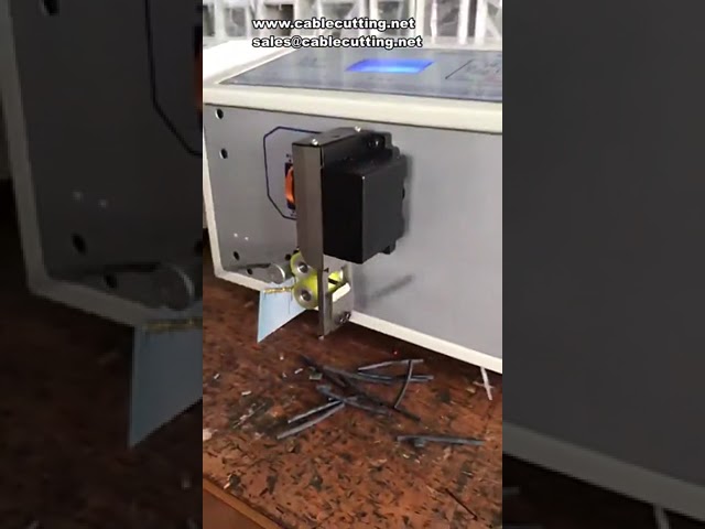 QG Automaattinen Tietokonejohdon Putkiholkki Leikkauskone 200W Silikoni Muovi PVC Johdon Putki Kaapeli Leikkuri