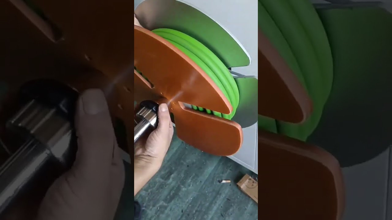 Automaattinen letkunkatkaisu-, laskenta- ja kelauskone 1-16 mm kumipneumaattisille letkuille