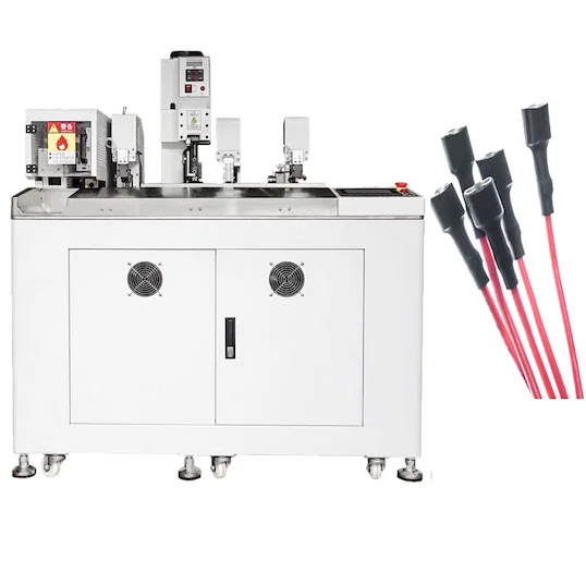 Heat Shrink Putki Insert Twist Tin Crimp Kone - Automaattinen langan puristuskone